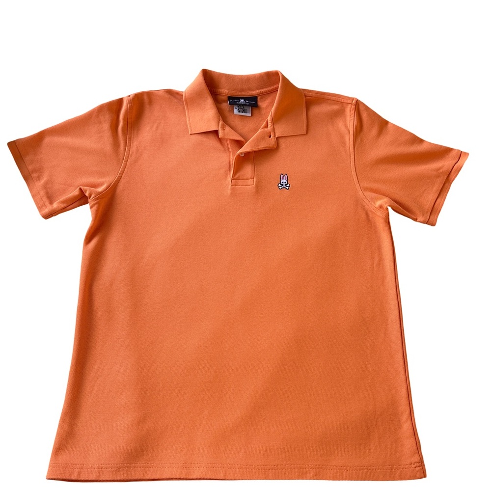 Psycho Bunny Coral Classic Polo Golf Shirt Size 6/Large
